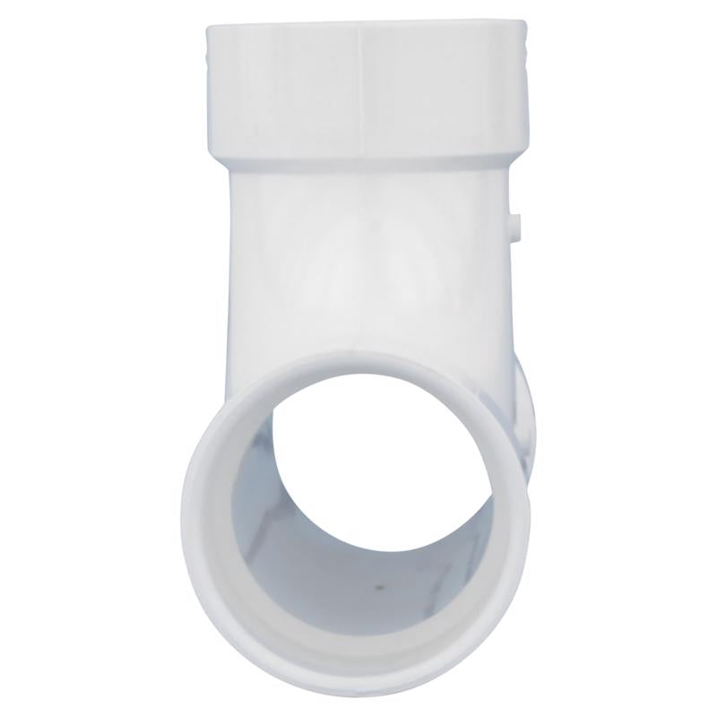 Charlotte Pipe 3 in. Hub X 3 in. D Hub PVC Cleanout Tee 1 pk