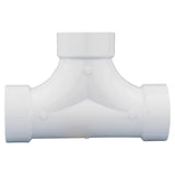 Charlotte Pipe 3 in. Hub X 3 in. D Hub PVC Cleanout Tee 1 pk
