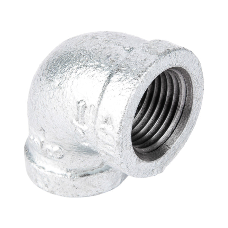 STZ Industries 1/2 in. FIP X 3/8 in. D FIP Galvanized Malleable Iron 90 degree Reducing Elbow