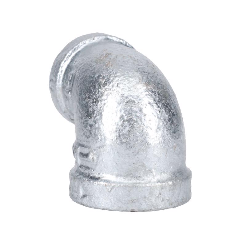 STZ Industries 1/2 in. FIP X 3/8 in. D FIP Galvanized Malleable Iron 90 degree Reducing Elbow