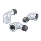 STZ Industries 1-1/2 in. FIP each X 1-1/2 in. D MIP Galvanized Malleable Iron 90 Degree Street Elbow