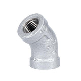 STZ Industries 1/4 in. FIP each X 1/4 in. D FIP Galvanized Malleable Iron 45 Degree Elbow