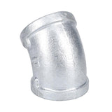 STZ Industries 1-1/2 in. FIP each X 1-1/2 in. D FIP Galvanized Malleable Iron 45 Degree Elbow