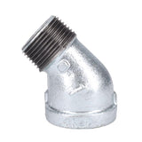 STZ Industries 1 in. FIP each X 1 in. D MIP Galvanized Malleable Iron 45 degree Street Elbow