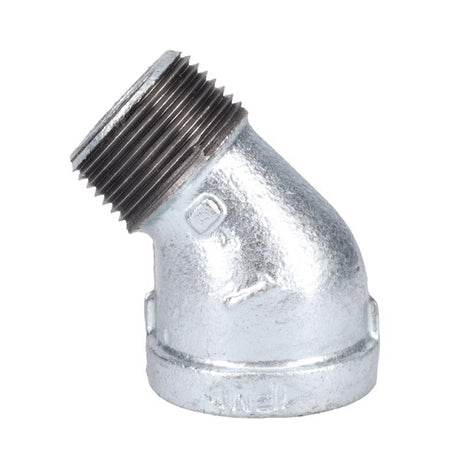 STZ Industries 1 in. FIP each X 1 in. D MIP Galvanized Malleable Iron 45 degree Street Elbow
