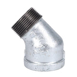 STZ Industries 1-1/4 in. FIP X 1-1/4 in. D MIP Galvanized Malleable Iron 45 degree Street Elbow