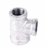 STZ Industries 3/4 in. FIP each X 1/2 in. D FIP 3/4 in. D FIP Galvanized Malleable Iron Reducing Tee