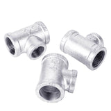 STZ Industries 1 in. FIP each X 1 in. D FIP 3/4 in. D FIP Galvanized Malleable Iron Reducing Tee