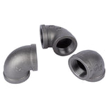 STZ Industries 1-1/4 in. FIP each X 1-1/4 in. D FIP Black Malleable Iron 90 Degree Elbow
