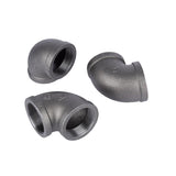 STZ Industries 2 in. FIP each X 2 in. D FIP Black Malleable Iron 90 Degree Elbow