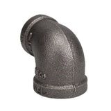 STZ Industries 3/4 in. FIP each X 1/2 in. D FIP Black Malleable Iron 90 degree Reducing Elbow