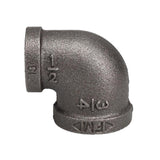 STZ Industries 3/4 in. FIP each X 1/2 in. D FIP Black Malleable Iron 90 degree Reducing Elbow