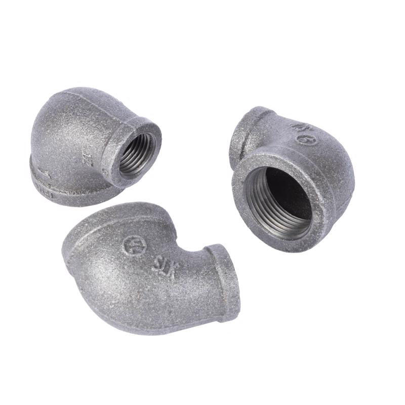 STZ Industries 1-1/4 in. FIP each X 1 in. D FIP Black Malleable Iron Reducing Elbow