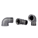 STZ Industries 1-1/2 in. MIP each X 1-1/2 in. D FIP Black Malleable Iron 90 Degree Street Elbow