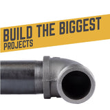 STZ Industries 2 in. FIP each X 2 in. D MIP Black Malleable Iron 90 Degree Street Elbow