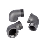 STZ Industries 2 in. FIP each X 2 in. D MIP Black Malleable Iron 90 Degree Street Elbow