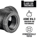 STZ Industries 1/8 in. FIP each X 1/8 in. D FIP Black Malleable Iron 45 Degree Elbow