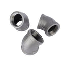 STZ Industries 2 in. FIP each X 2 in. D FIP Black Malleable Iron 45 Degree Elbow