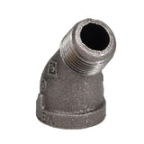 STZ Industries 1/2 in. MIP each X 1/2 in. D FIP Black Malleable Iron 45 degree Street Elbow