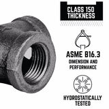 STZ Industries 3/4 in. MIP each X 3/4 in. D FIP Black Malleable Iron 45 degree Street Elbow