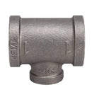 STZ Industries 1 in. FIP each X 1 in. D FIP 1/2 in. D FIP Black Malleable Iron Reducing Tee