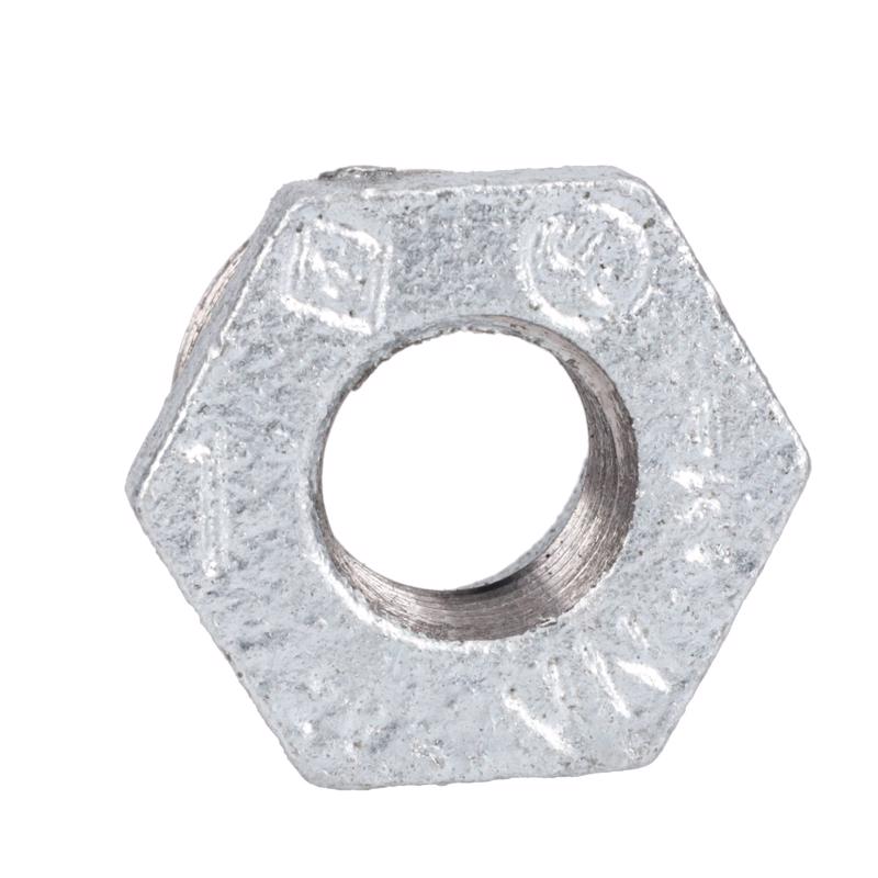 STZ Industries 1 in. MIP each X 1/2 in. D FIP Galvanized Malleable Iron Hex Bushing
