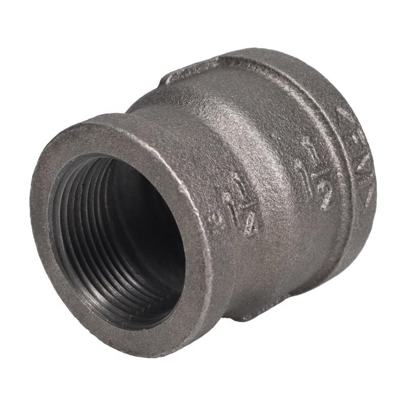 STZ Industries 1-1/2 in. FIP each X 1-1/4 in. D FIP Black Malleable Iron Reducing Coupling
