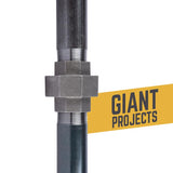 STZ Industries 1-1/2 in. FIP each X 1-1/2 in. D FIP Black Malleable Iron Union