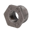 STZ Industries 1 in. MIP each X 1/2 in. D FIP Black Malleable Iron Hex Bushing