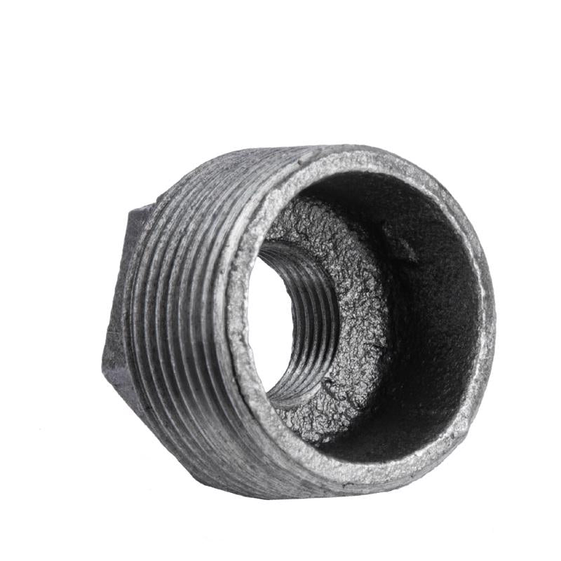 STZ Industries 1-1/4 in. MIP each X 1/2 in. D FIP Black Malleable Iron Hex Bushing