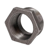 STZ Industries 1-1/2 in. MIP each X 1-1/4 in. D FIP Black Malleable Iron Hex Bushing