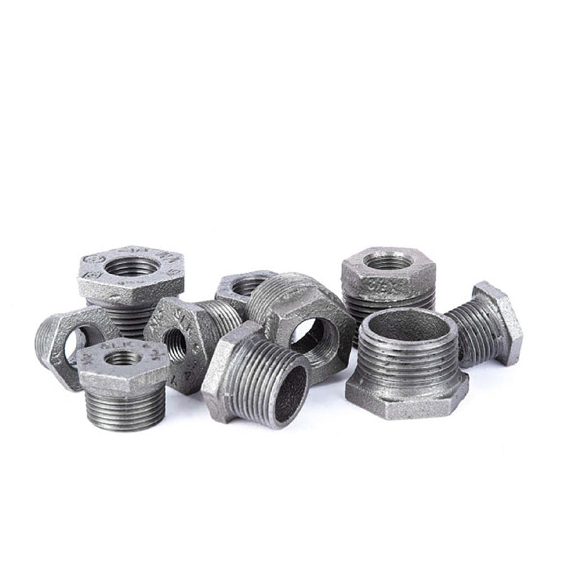 STZ Industries 2 in. MIP each X 1 in. D Black Malleable Iron Hex Bushing