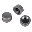 STZ Industries 1-1/4 in. FIP each Black Malleable Iron Cap