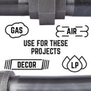 STZ Industries 2 in. MIP each Black Malleable Iron Plug