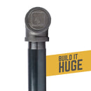 STZ Industries 1-1/4 in. MIP each Black Malleable Iron Plug