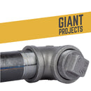 STZ Industries 1-1/2 in. MIP each Black Malleable Iron Plug