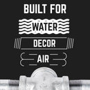 STZ Industries 1/8 in. FIP each X 1/8 in. D FIP 1/8 in. D FIP Galvanized Malleable Iron Tee