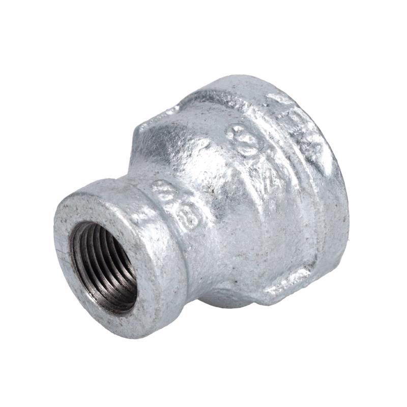 STZ Industries 3/4 in. FIP each X 3/8 in. D FIP Galvanized Malleable Iron Reducing Coupling