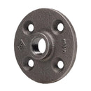 STZ Industries 3/8 in. FIP each Black Malleable Iron 2.75 in. L Floor Flange