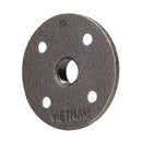 STZ Industries 3/8 in. FIP each Black Malleable Iron 2.75 in. L Floor Flange