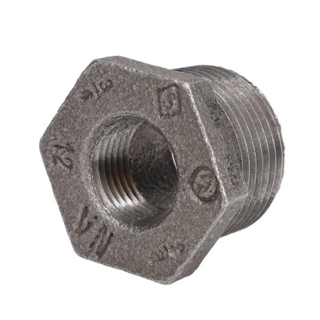 STZ Industries 3/4 in. MIP each X 3/8 in. D FIP Black Malleable Iron Hex Bushing