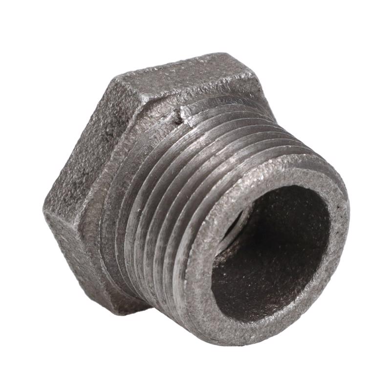 STZ Industries 3/4 in. MIP each X 3/8 in. D FIP Black Malleable Iron Hex Bushing