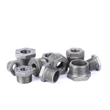 STZ Industries 2 in. MIP X 1/2 in. D FIP Black Malleable Iron Hex Bushing