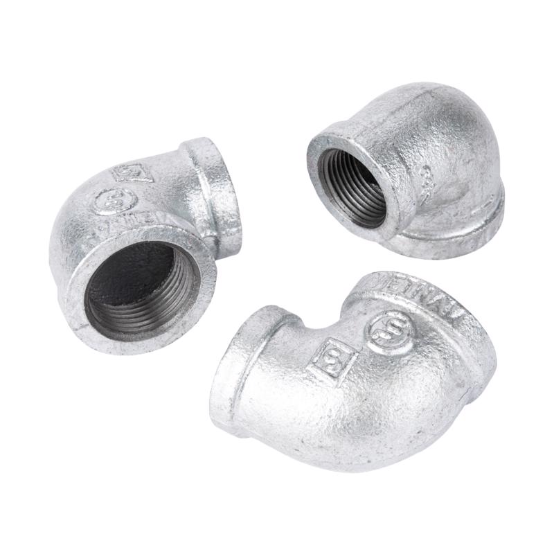 STZ Industries 1-1/4 in. FIP each X 1 in. D FIP Galvanized Malleable Iron Reducing Elbow