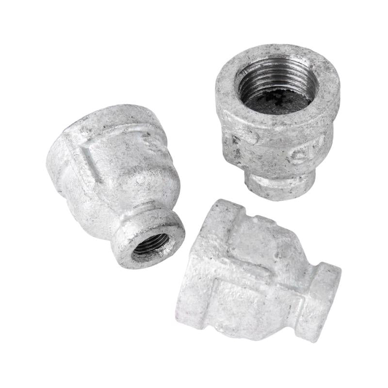 STZ Industries 3/8 in. FIP each X 1/8 in. D FIP Galvanized Malleable Iron Reducing Coupling