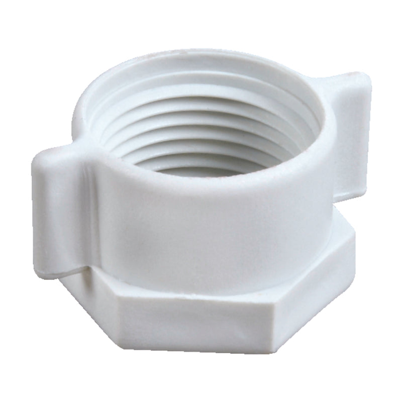 Ace Fill Valve Coupling Nut White Plastic