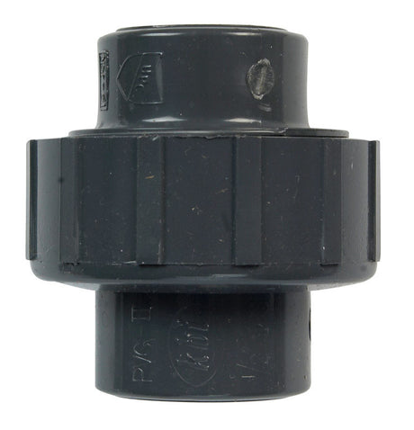UNION SCH80 1/2"FPT PVC