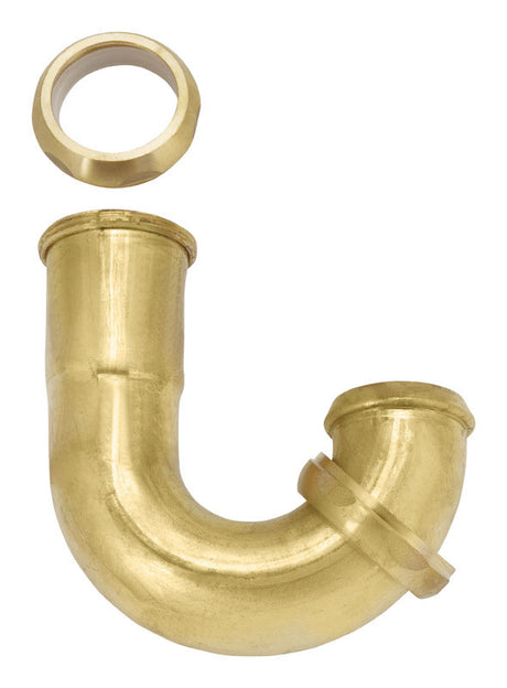 Ace 1-1/2 in. D Brass Sink Trap J-Bend