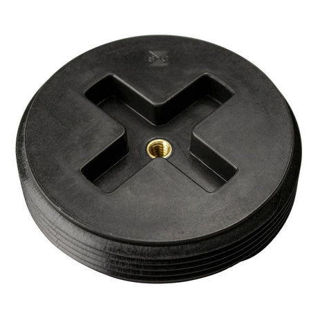 PLUG RECESSED ABS 3"