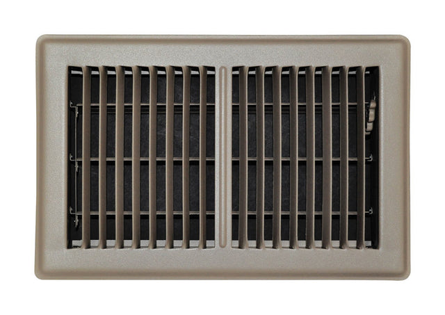 FLOOR REGISTER 10X6"BRN